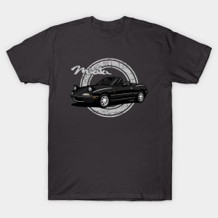 The iconic roadster in black color T-Shirt